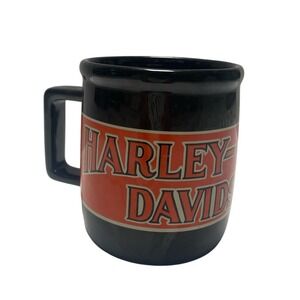 Harley-Davidson Black and Orange Coffee Mug‎